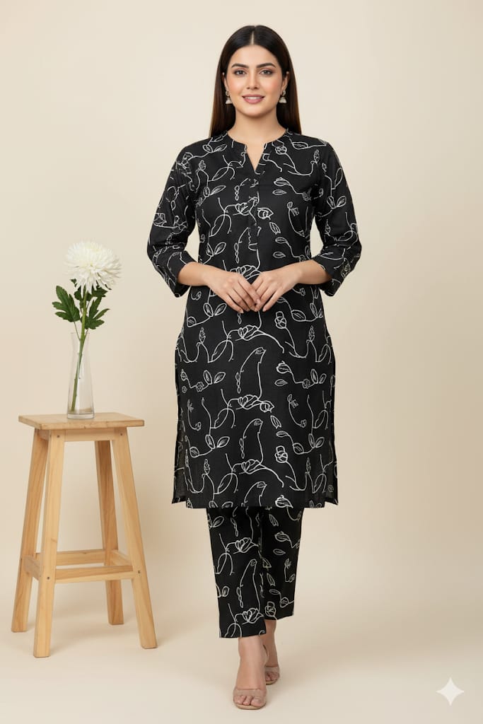 2pc Polo Cotton Unsititched suit -940